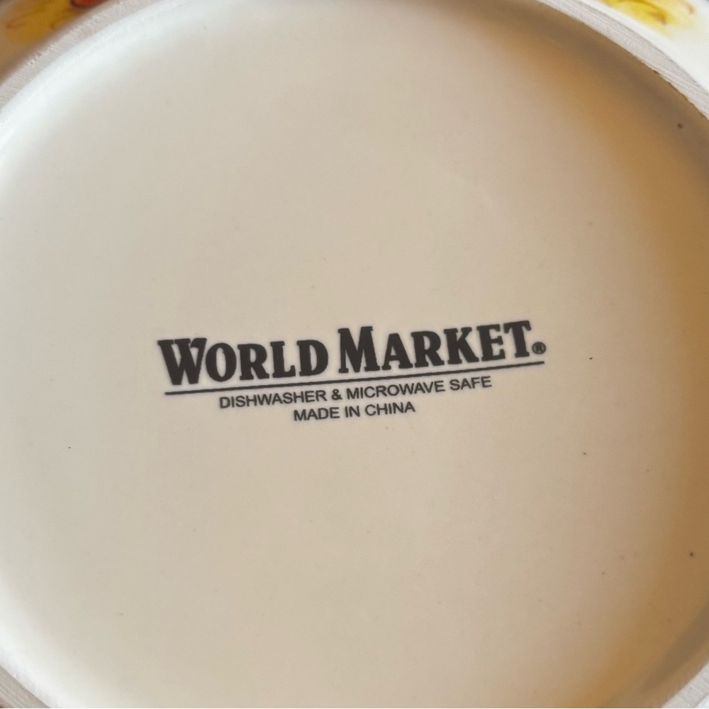 Whimsical World Market "Dancing Rabbits" Ceramic Easter Bowls – Set of 2 - Picture 8 of 8